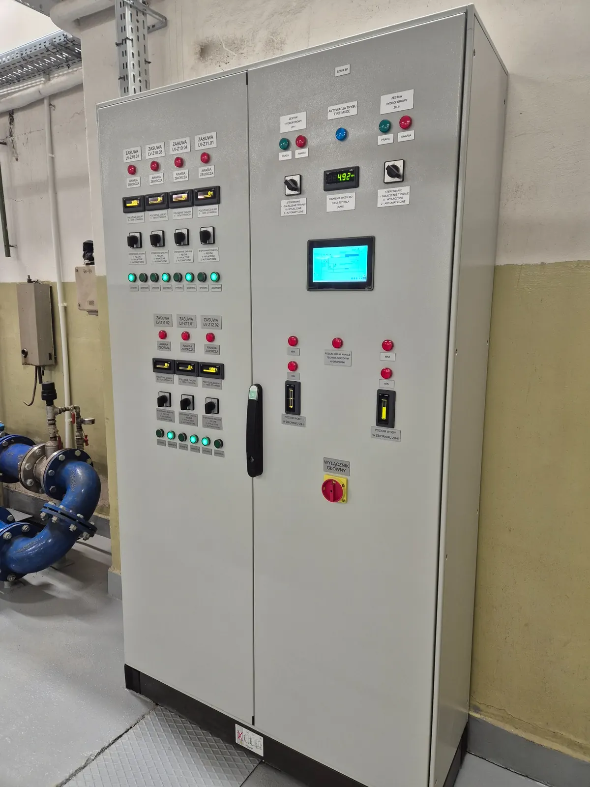 Szafa automatyki hydroforni